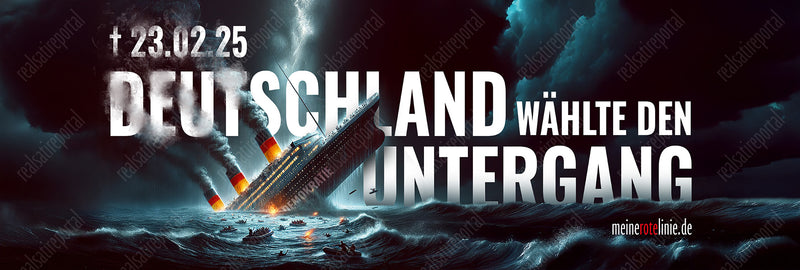 Banner, 300 cm x 100 cm "Untergang"