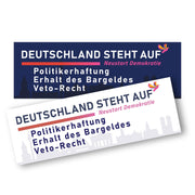 Banner, 300 cm x 100 cm "Deutschland steht auf" - realsatireportal