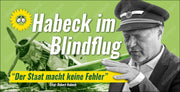 Banner "Der Staat macht keine Fehler" in verschiedenen Größen. - realsatireportal