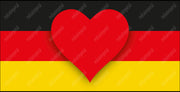 Banner "Deutschland Herz" in verschiedenen Größen. - realsatireportal