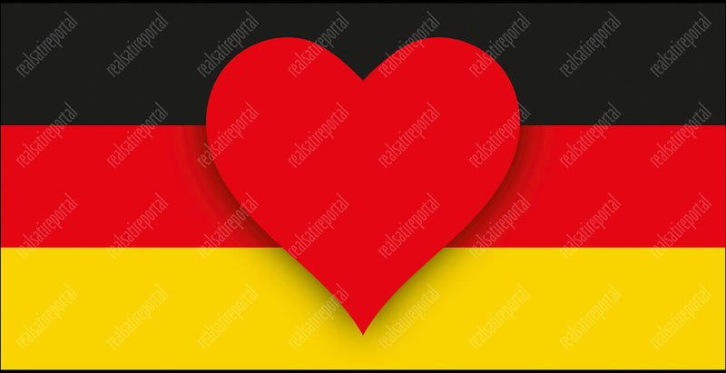 Banner "Deutschland Herz" in verschiedenen Größen. - realsatireportal