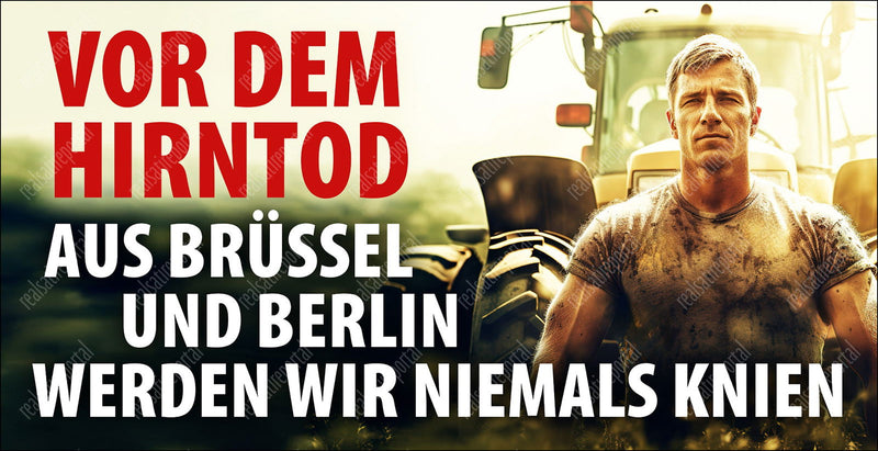 Banner "Hirntod" - realsatireportal