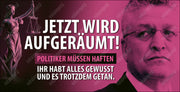 Banner "Jetzt wird aufgeräumt" mit verschiedenen Motiven und Größen. - realsatireportal