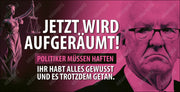 Banner "Jetzt wird aufgeräumt" mit verschiedenen Motiven und Größen. - realsatireportal