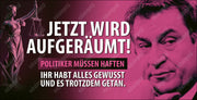 Banner "Jetzt wird aufgeräumt" mit verschiedenen Motiven und Größen. - realsatireportal