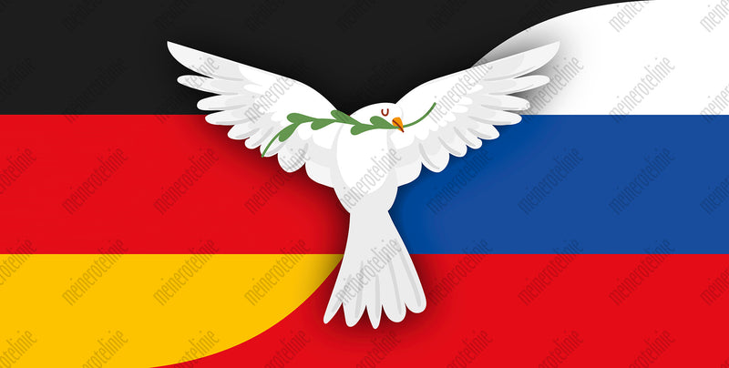 Banner "Frieden mit Russland" 200 x 100 cm