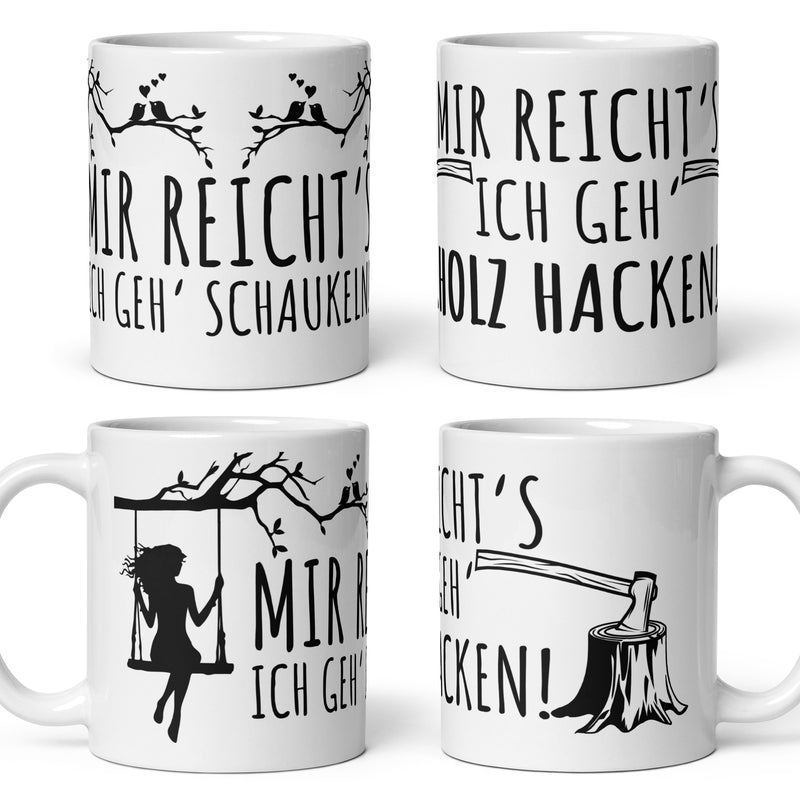 Doppelpack Panoramatasse "MIR REICHT'S"