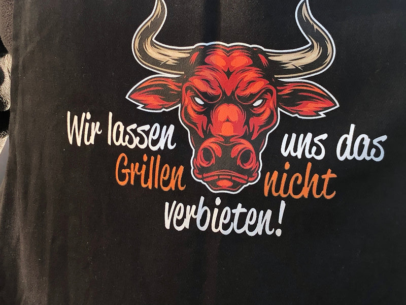 Grillschürze "Wir lassen uns das Grillen nicht verbieten"