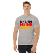 Klassisches T-Shirt "Ich liebe meine Heimat" - realsatireportal
