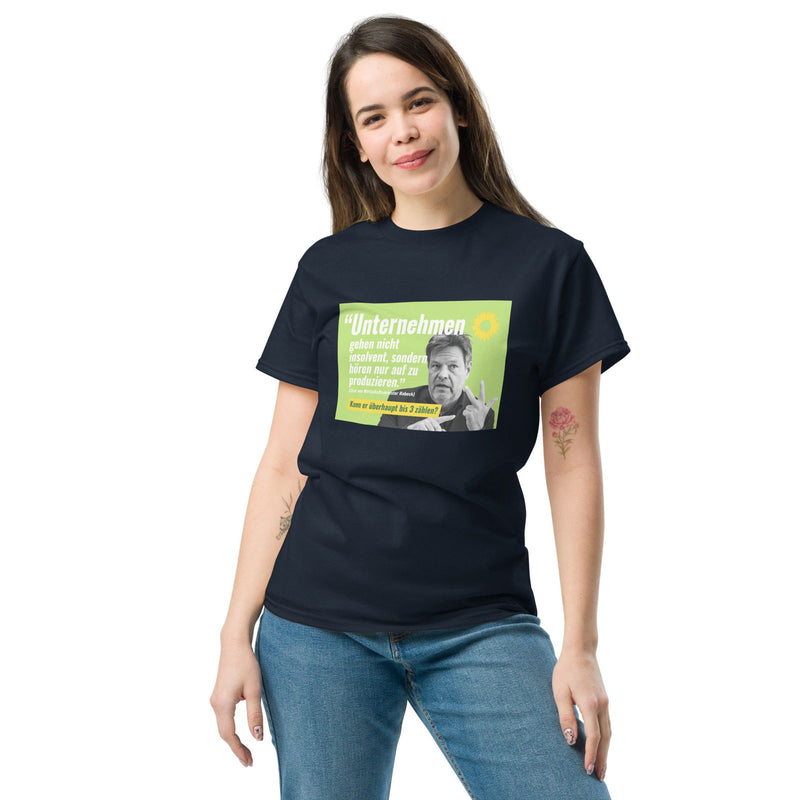 Klassisches T-Shirt "Insolvenz" - realsatireportal