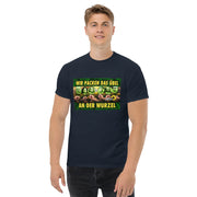 Klassisches T-Shirt "Wir müssen das Übel an der Wurzel packen" - realsatireportal
