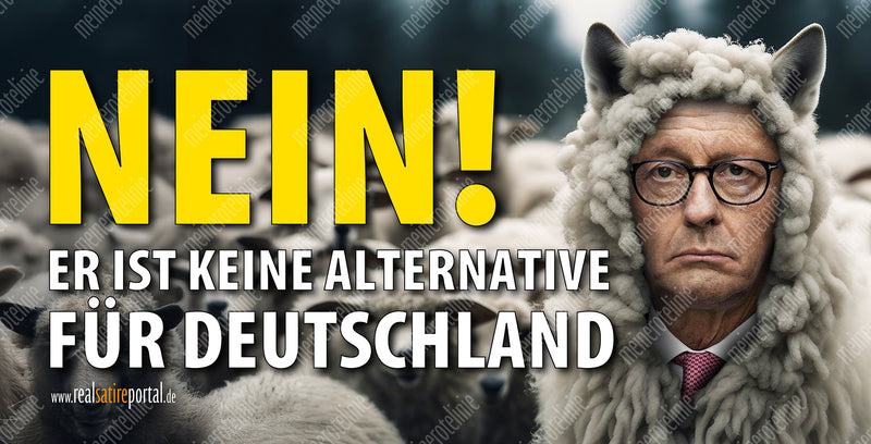 Banner "Nein! Er ist keine Alternative für Deutschland"