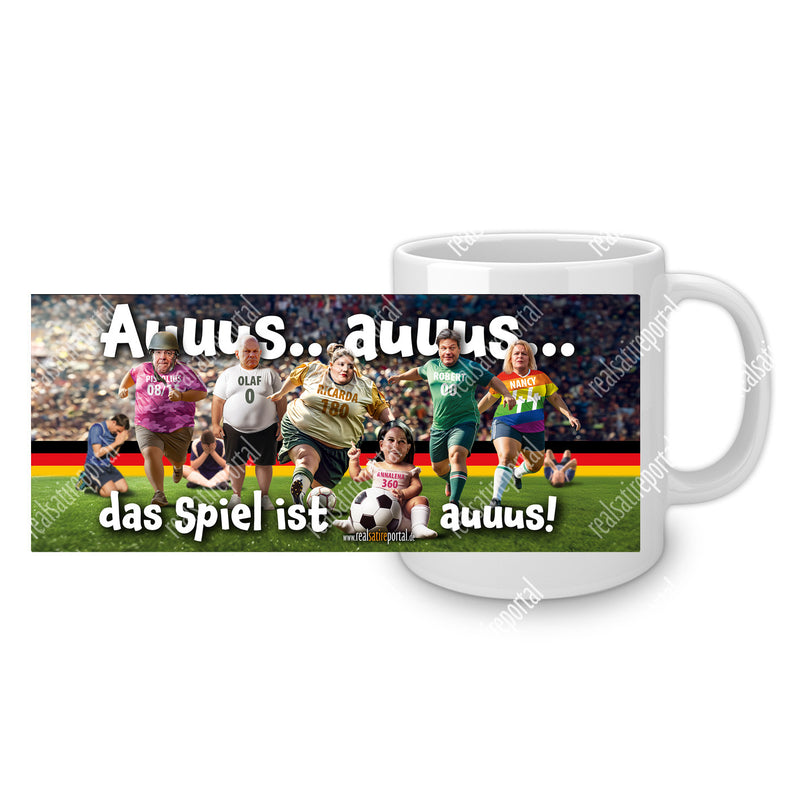 RESTPOSTEN Panoramatasse "Das Spiel ist auuus..."