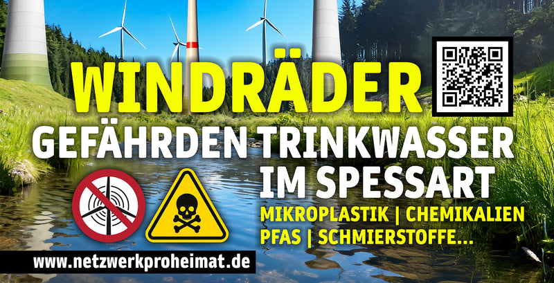 Banner "Schleichende Vergiftung im Spessart"