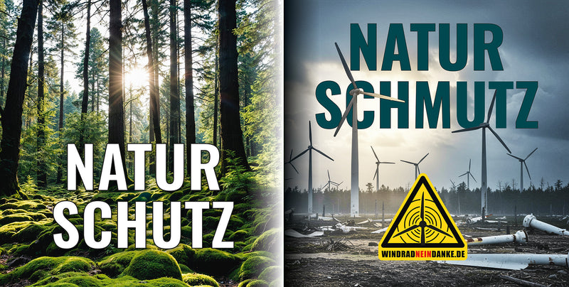 Banner "Naturschmutz" in verschiedenen Größen / Personalisierung möglich!