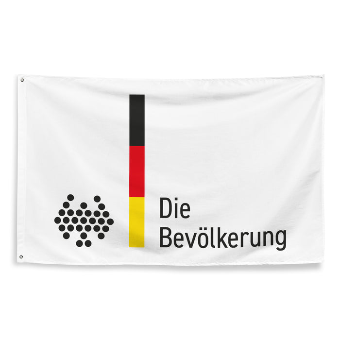 Fahne "Die Bevölkerung"