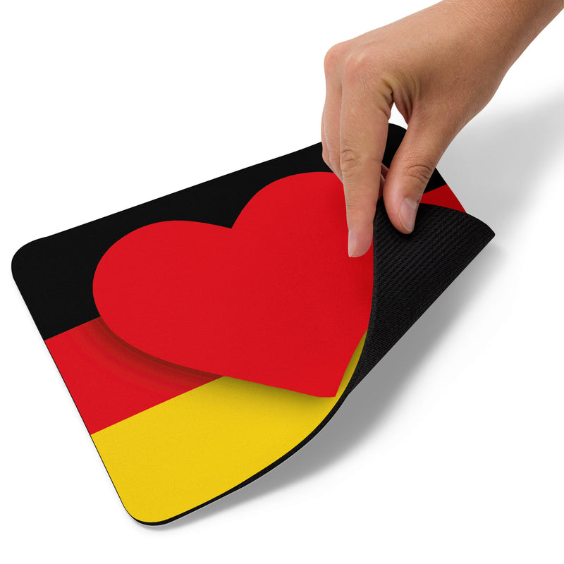 Mousepad "Mein Herz schlägt für Deutschland" 22 x 18 cm