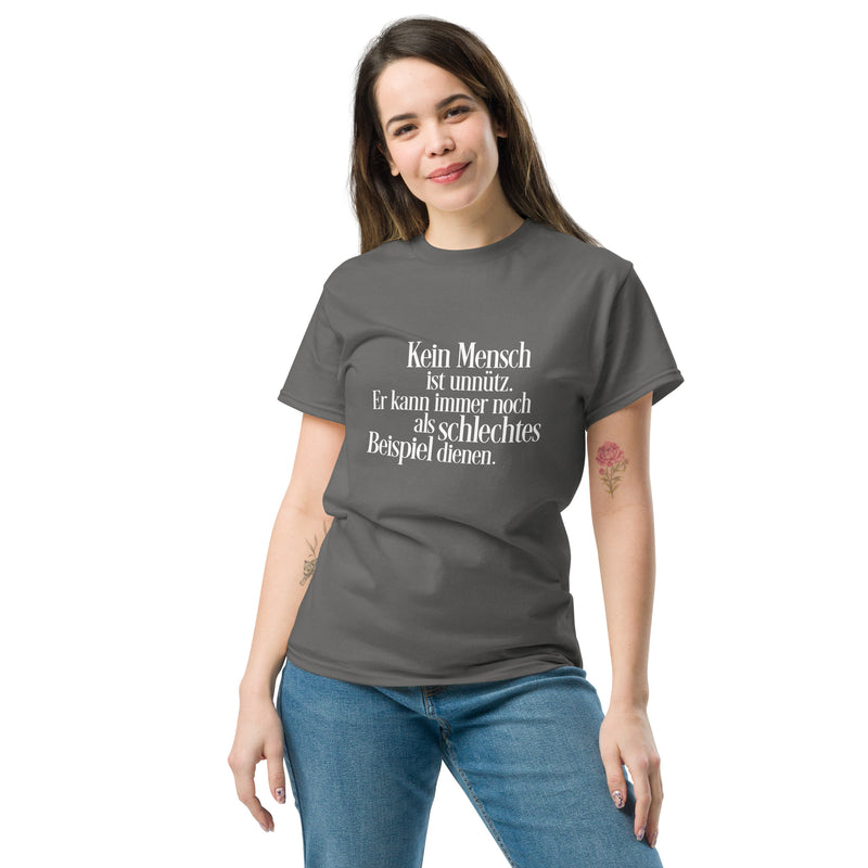 Klassisches T-Shirt "Schlechtes Beispiel"