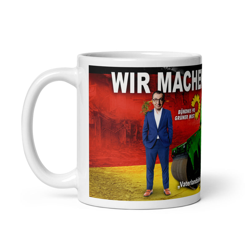 Doppelpack Panoramatassen "Wir machen alles platt + Wir machen alles platt 2.0"