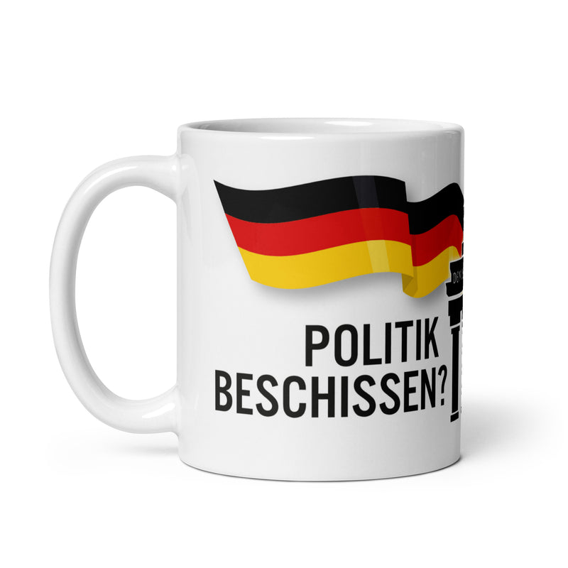 Panoramatasse "POLITIK BESCHISSEN? FLAGGE HISSEN!"