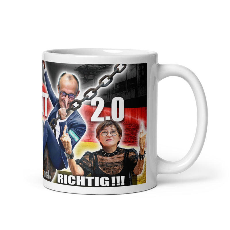 Doppelpack Panoramatassen "Wir machen alles platt + Wir machen alles platt 2.0"